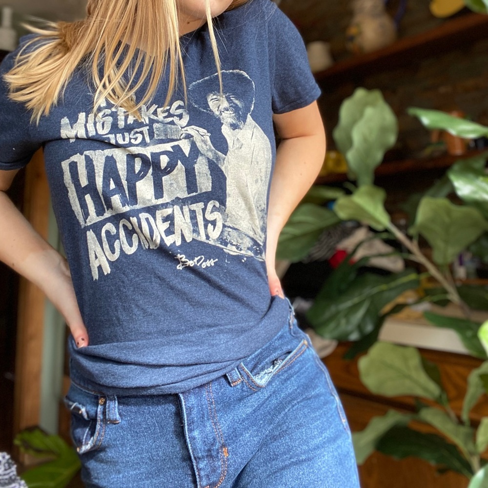 Bob Ross inspirational tweet shirt